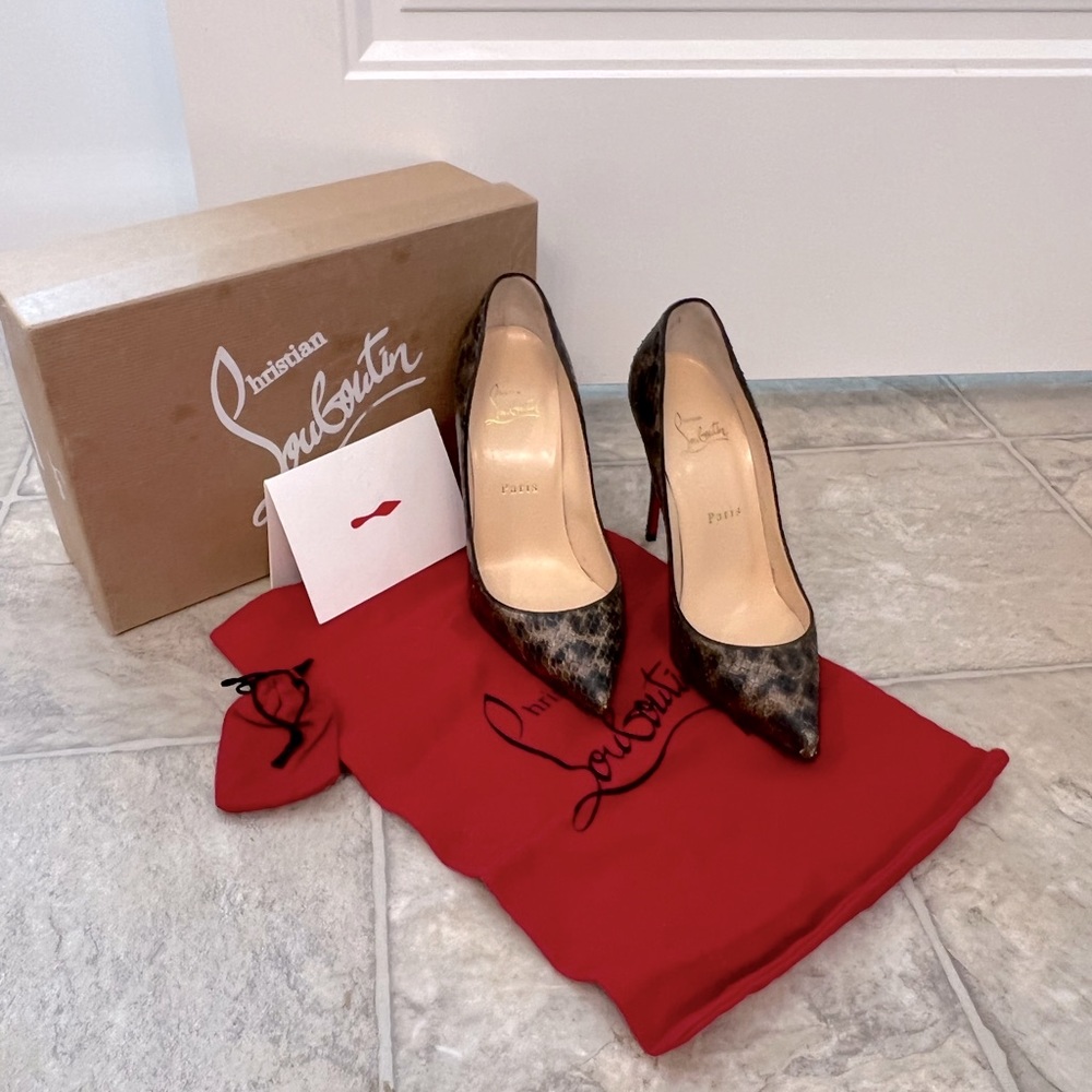 COPY - Christian Louboutin Python Heels